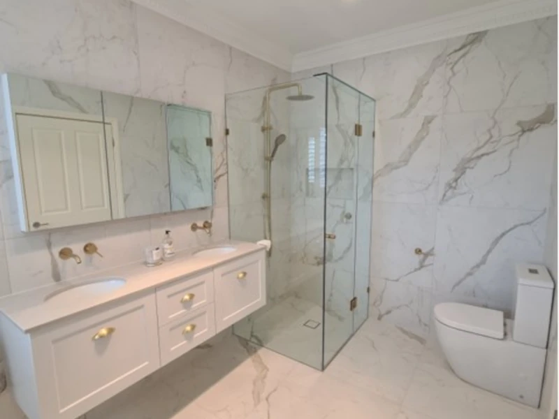 marble bathroom